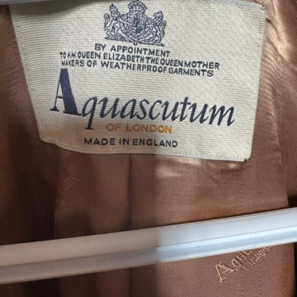 Aquascutum vintage coat : pure wool + cashmere long coat | made in England - Picture 2 of 8